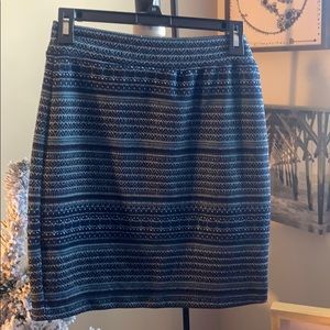 Blue mini-midi skirt in perfect condition ✨